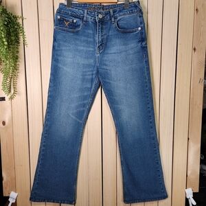 American Eagle Outfitters Men’s Blue Straight-Leg Jeans